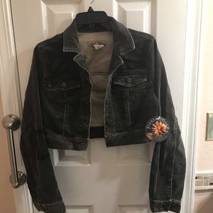 Paris Blues Crop Corduroy Jacket